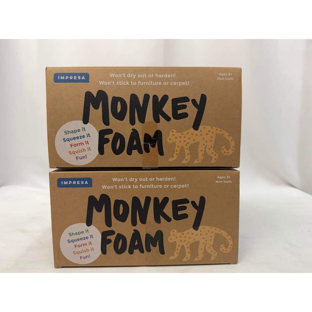 Impresa Monkey Foam 5 Giant Blocks Party Pack Non-Toxic No Mess Sensory Toy 2PK - Picture 3 of 8